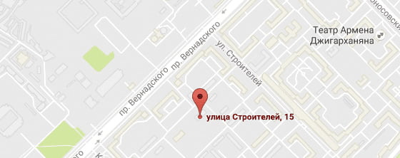 Карта с адресом улица строителей 15